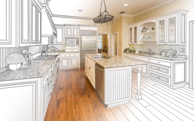 Bright kitchen remodel
